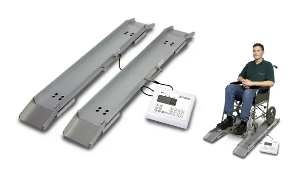 Click Here To Enlarge This Photo Of MARSDEN M-610 PORTABLE WHEELCHAIR WEIGH-BEAMS WITH BMI