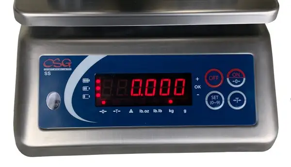 Click Here To Enlarge This Photo Of CSG SUPER-SS WATERPROOF FOOD SAFE BENCH SCALE