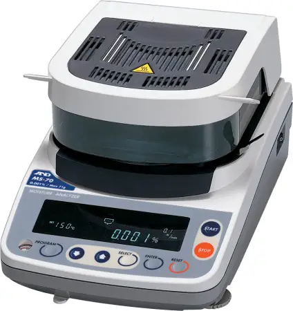 Click Here To Enlarge This Photo Of A&D MS-70 - MX-50 MOISTURE ANALYSERS