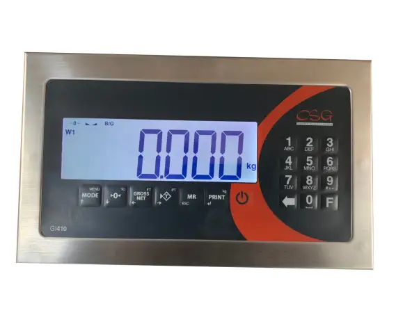 Click Here To Enlarge This Photo Of CSG GI410I-VFS STAINLESS PLATFORM SCALE