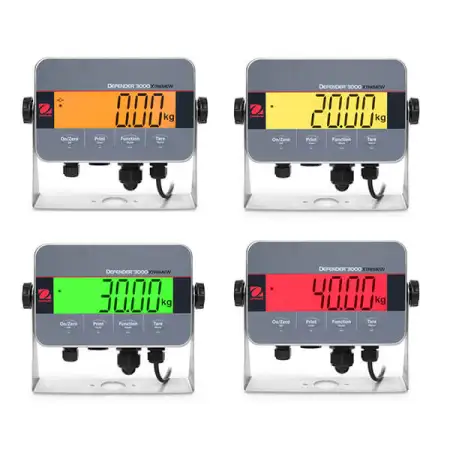 Click Here To Enlarge This Photo Of OHAUS DEFENDER 3000 STAINLESS FOOD INDUSTRY FLOOR SCALE - REDUCED